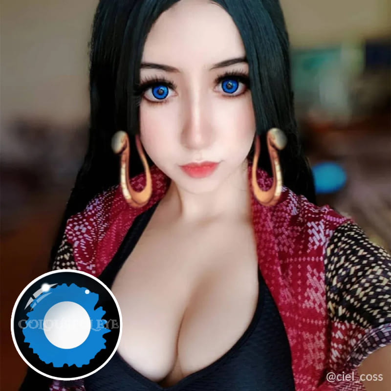 Aoki Blue Cosplay Contact Lenses