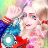 Colourfuleye Mcdull Blue Cosplay Contact Lenses