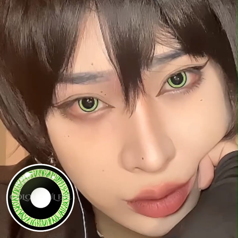 Eagle Nebulos Green Cosplay Contacts