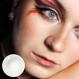 Real Snow Colored Contact Lenses