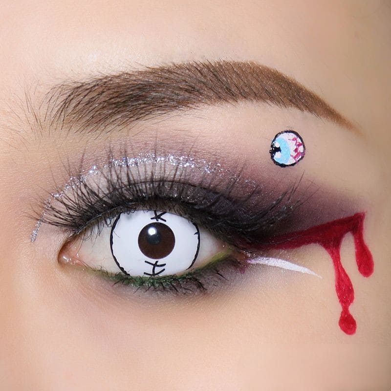 Colourfuleye Stitched Mummy Cosplay Contacts