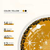 Estrellas Yellow Colored Contact Lenses