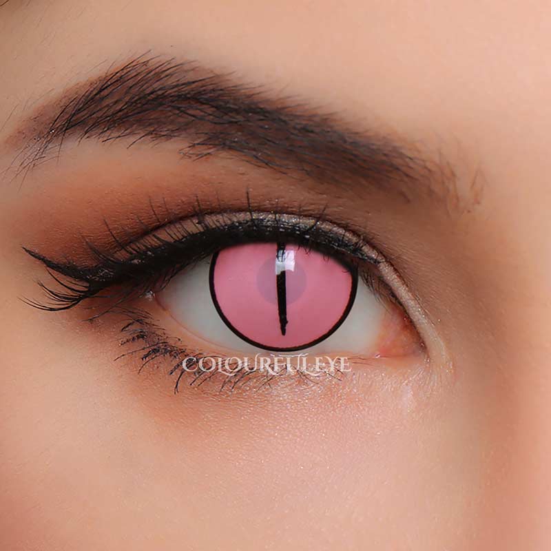 Colourfuleye Demon Slayer Nezuko Pink Contact Lenses-6