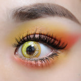 Colourfuleye Anime Yellow Colored Contact Lenses
