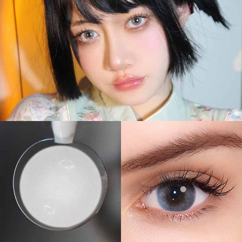 Colourfuleye Polar Lights Grey Colored Contact Lenses-4
