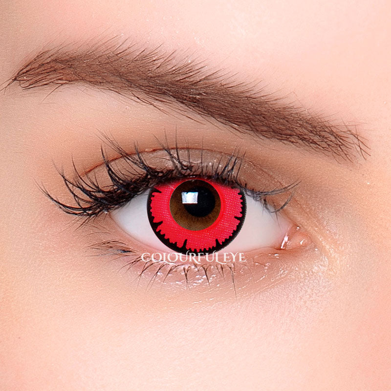 Colourfuleye Dawn Red Cosplay Contact Lenses -2