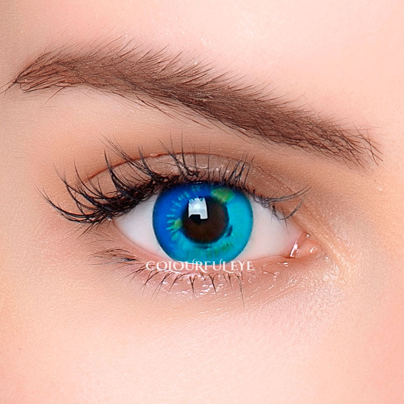 Anime Blue Colored Contact Lenses -1