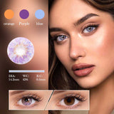 Colourfuleye Monet Purple Colored Contact Lenses-2