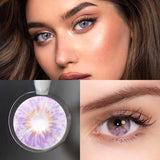 Colourfuleye Monet Purple Colored Contact Lenses-3