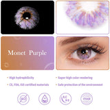 Colourfuleye Monet Purple Colored Contact Lenses-4