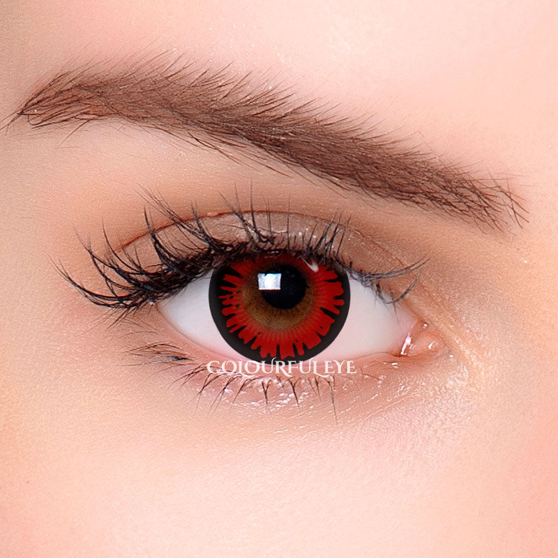 Colourfuleye Red Wizards Cosplay Contact Lenses-2