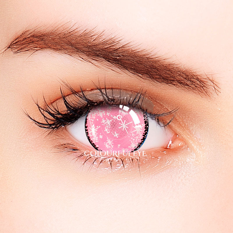 Colourfuleye MidSummer Pink Colored Contact Lenses-2