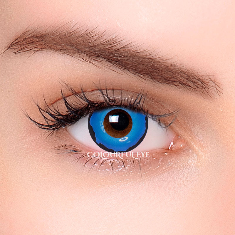 Colourfuleye Leiko Blue Cosplay Contact Lenses-2