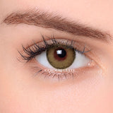 Nyx Latte Brown Colored Contact Lenses-1