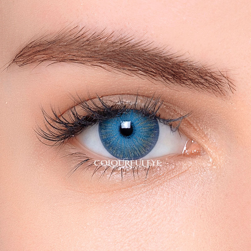 ColourfulEye New York Blue Natural Colored Contact Lenses