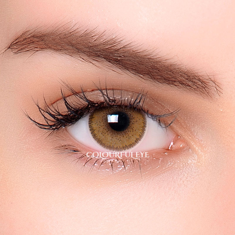 Athena Mist Brown Colored Contact Lenses-1