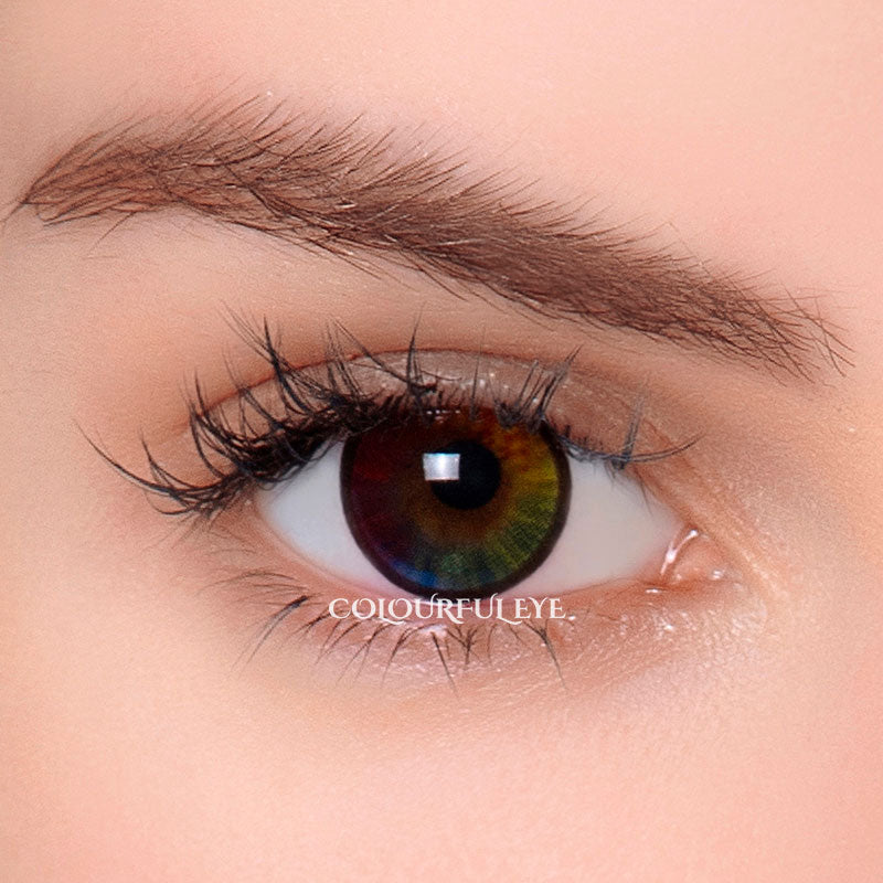 Colorful Rainbow Colored Contact Lenses-1