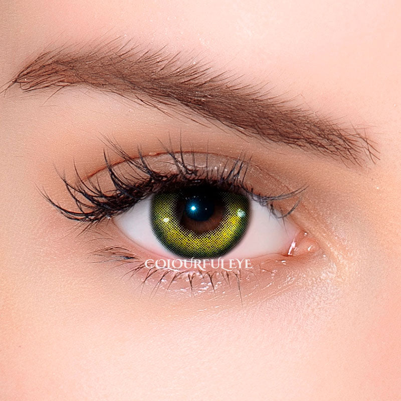 Nyx Honey Brown Colored Contact Lenses-1