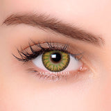 Colourfuleye Mystery Yellow Colored Contact Lenses-2