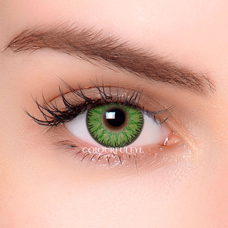 Colourfuleye Mystery Green Colored Contact Lenses-1