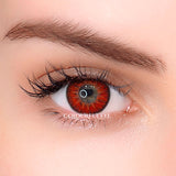 Colourfuleye Mystery Red Colored Contact Lenses-2