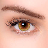 Firework Honey Brown Colored Contact Lenses-1