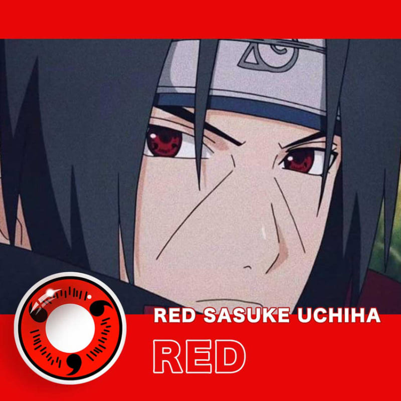 Sasuke Sharingan Red Cosplay Contact Lenses