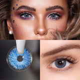 Colourfuleye Sky Blue Natural Colored Contact Lenses-4