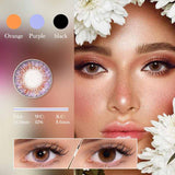 Colourfuleye Natural Purple Colored Contact Lenses-2