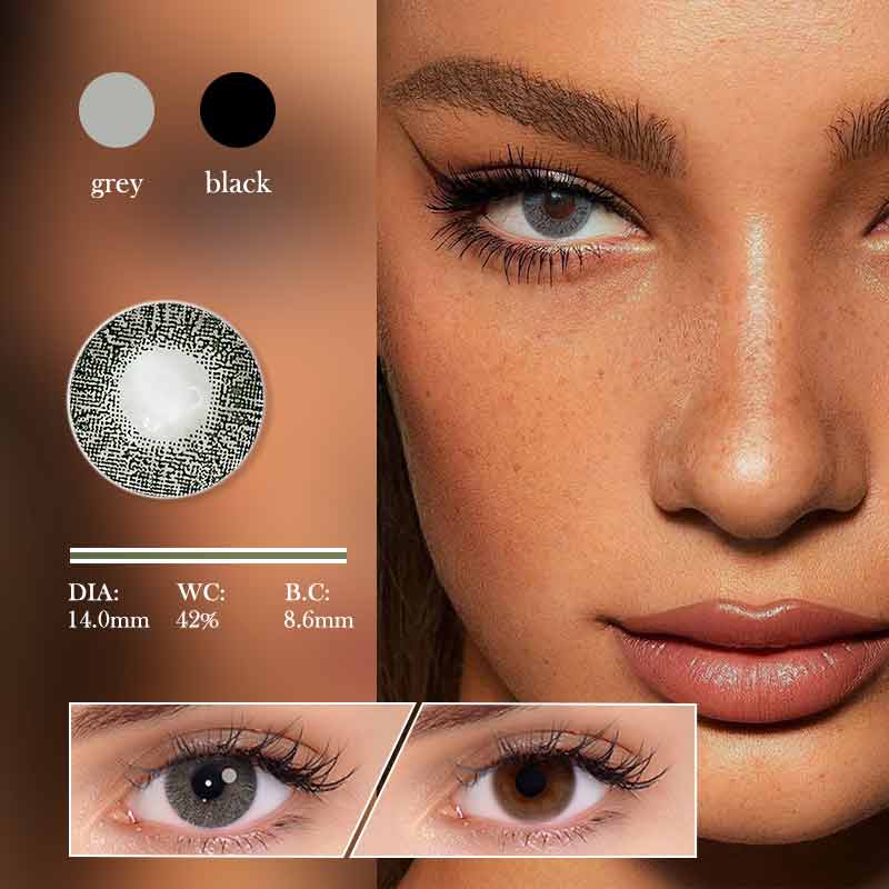 Colourfuleye Crystal Gray Natural Colored Contact Lenses-2