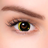 Colourfuleye Moon Star Yellow Cosplay Contact Lenses-2