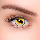 Colourfuleye Sexy Cat Eye Yellow Cosplay Contact Lenses-2