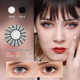Colourfuleye Spider Web White Cosplay Contact Lenses-1