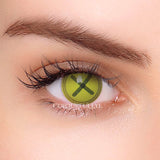 Colourfuleye Button Eye Green Cosplay Contact Lenses-6