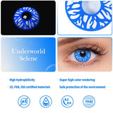 Colourfuleye Underworld Selene Gojo Cosplay Contact Lenses-2