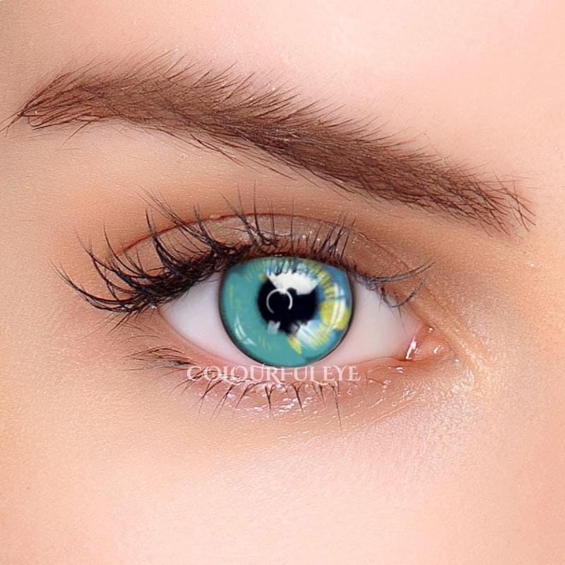 Colourfuleye Anime Green Colored Contact Lenses