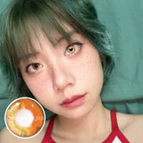 Anime Orange Cosplay Colored Contact Lenses