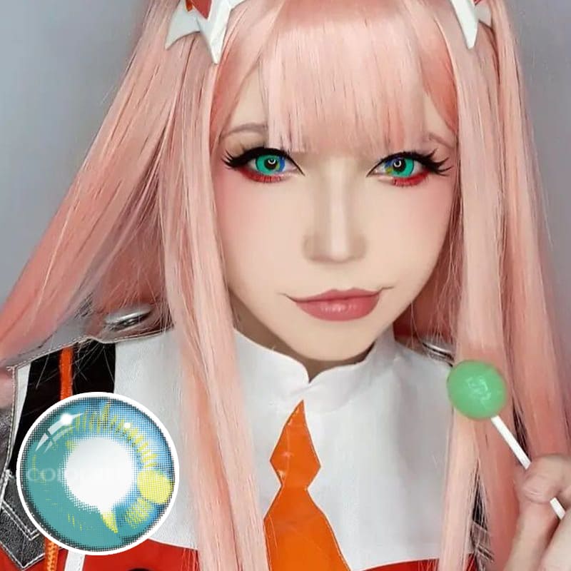 Anime Green Colored Contact Lenses
