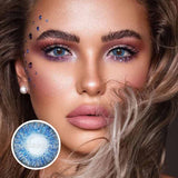 Colourfuleye Sky Firework Blue Natural Colored Contact Lenses