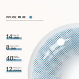 Azul Blue Colored Contact Lenses