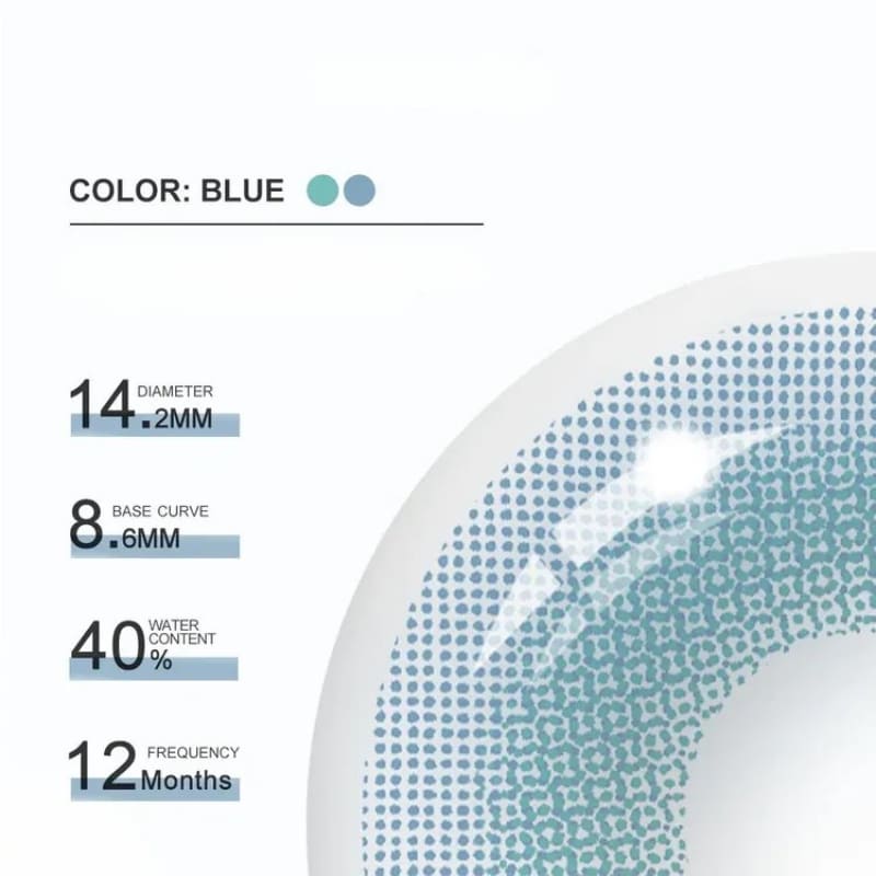 Juice Blue Prescription Colored Contact Lenses