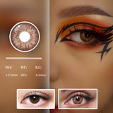 Colourfuleye Tequila Cocktail Brown Colored Contact Lenses
