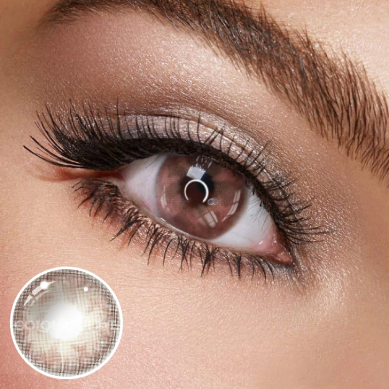 Butterfly Fairy Brown Colored Contact Lenses