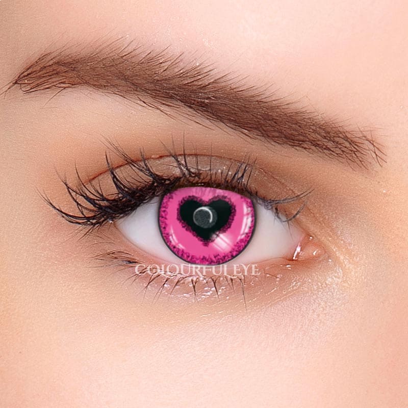 Colourfuleye Yandere Pink Cosplay Contact Lenses