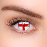 Colourfuleye Red Cross Cosplay Contact Lenses