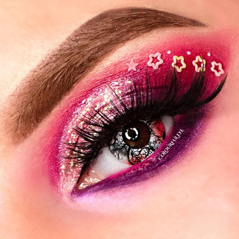 Colourfuleye Demon Halloween Colored Contact Lenses