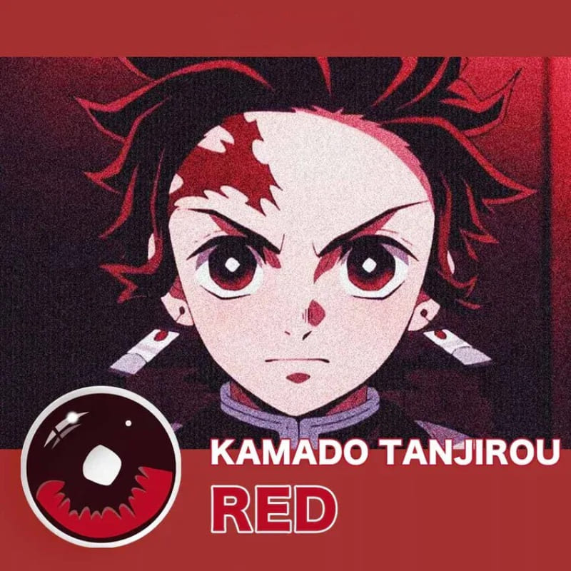 Demon Slayer Kamado Tanjirou Cosplay Contacts