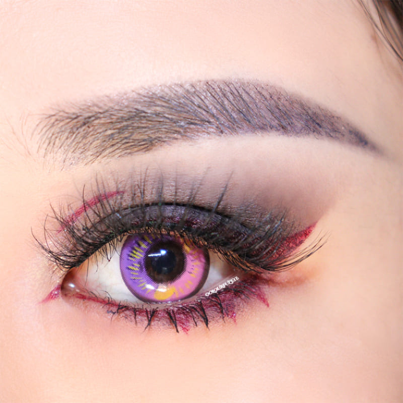 Colourfuleye Anime Violet Colored Contact Lenses
