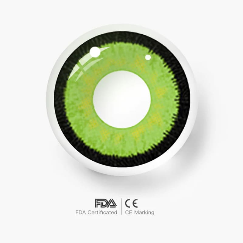 Forest Green Cosplay Contact Lenses