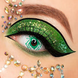 Green Spider Colored Contact Lenses